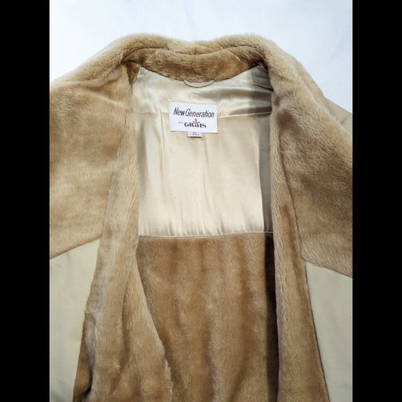 Vintage 70s New Generation by Grais Long Coat Faux Fur Sz 42 Long EUC - Picture 5 of 6